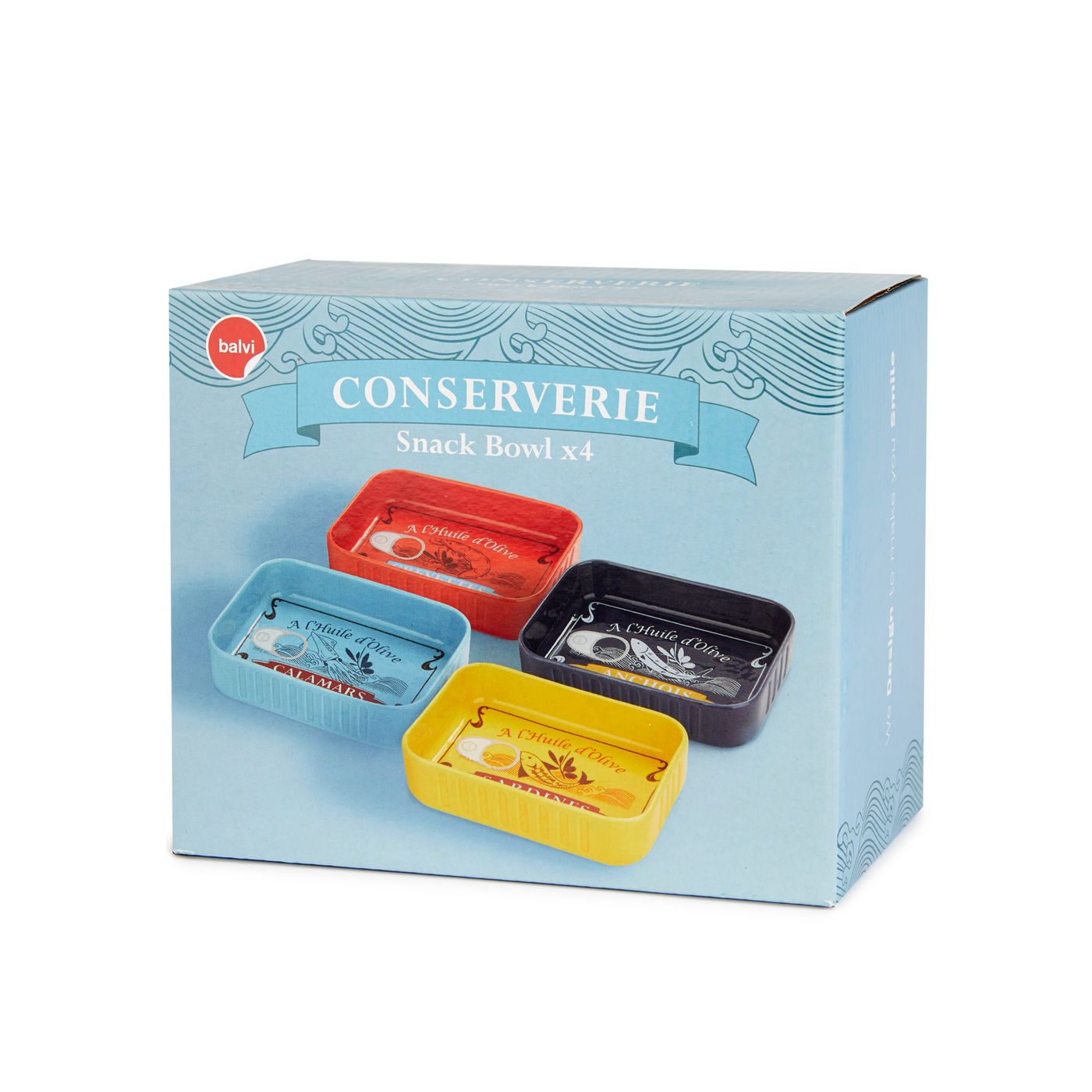 Bols apéro conserverie x4