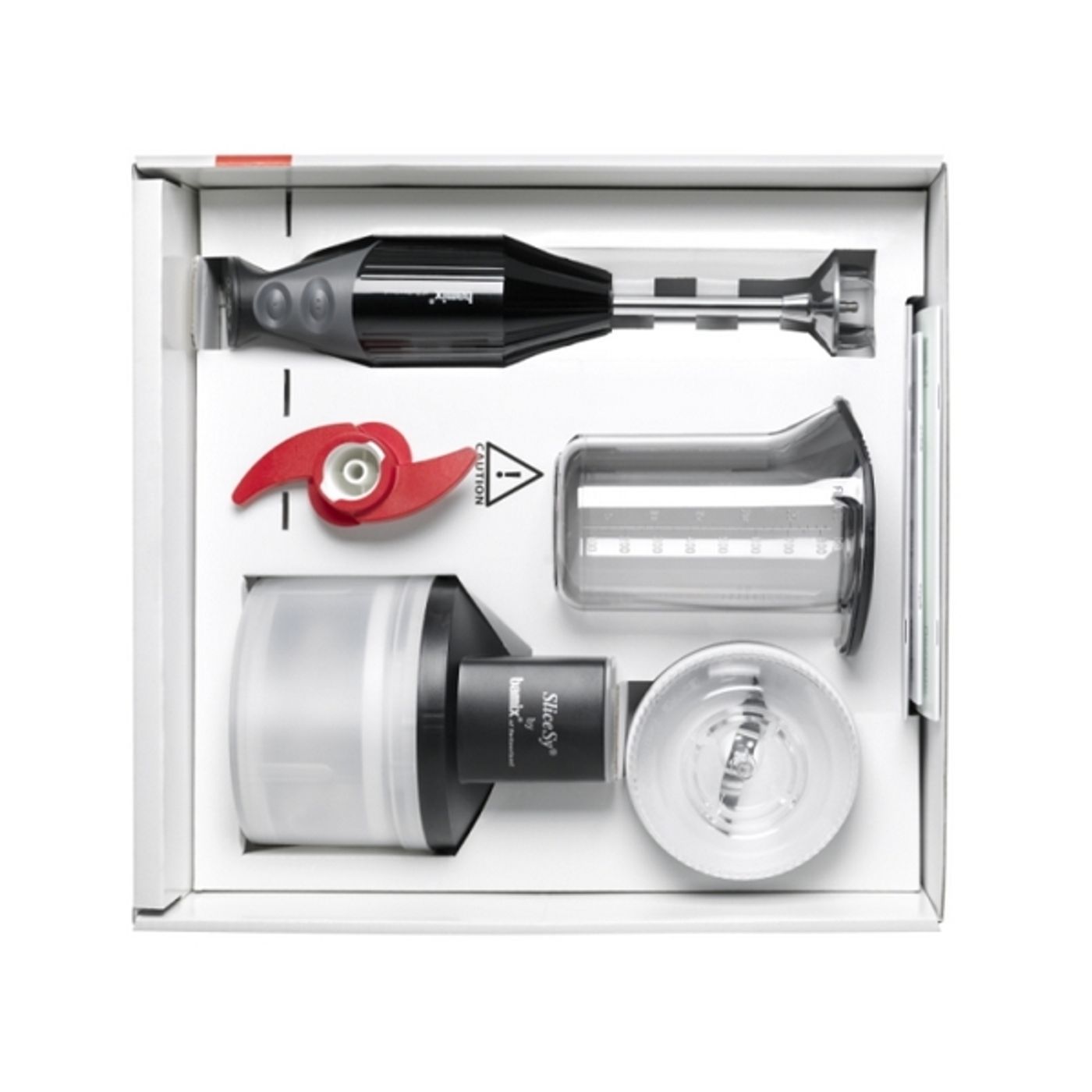 Coffret mixeur plongeant multifonctions 200w argent