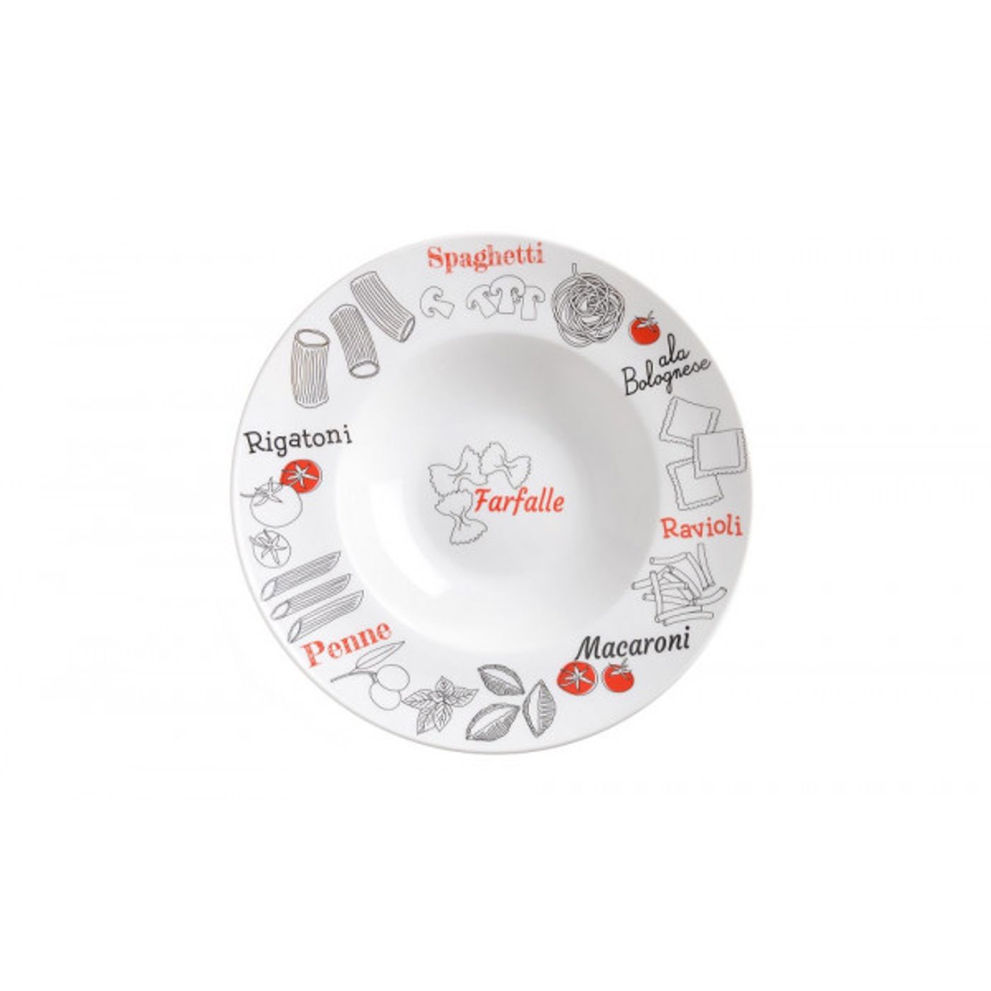 Assiette à pâtes Farfalle