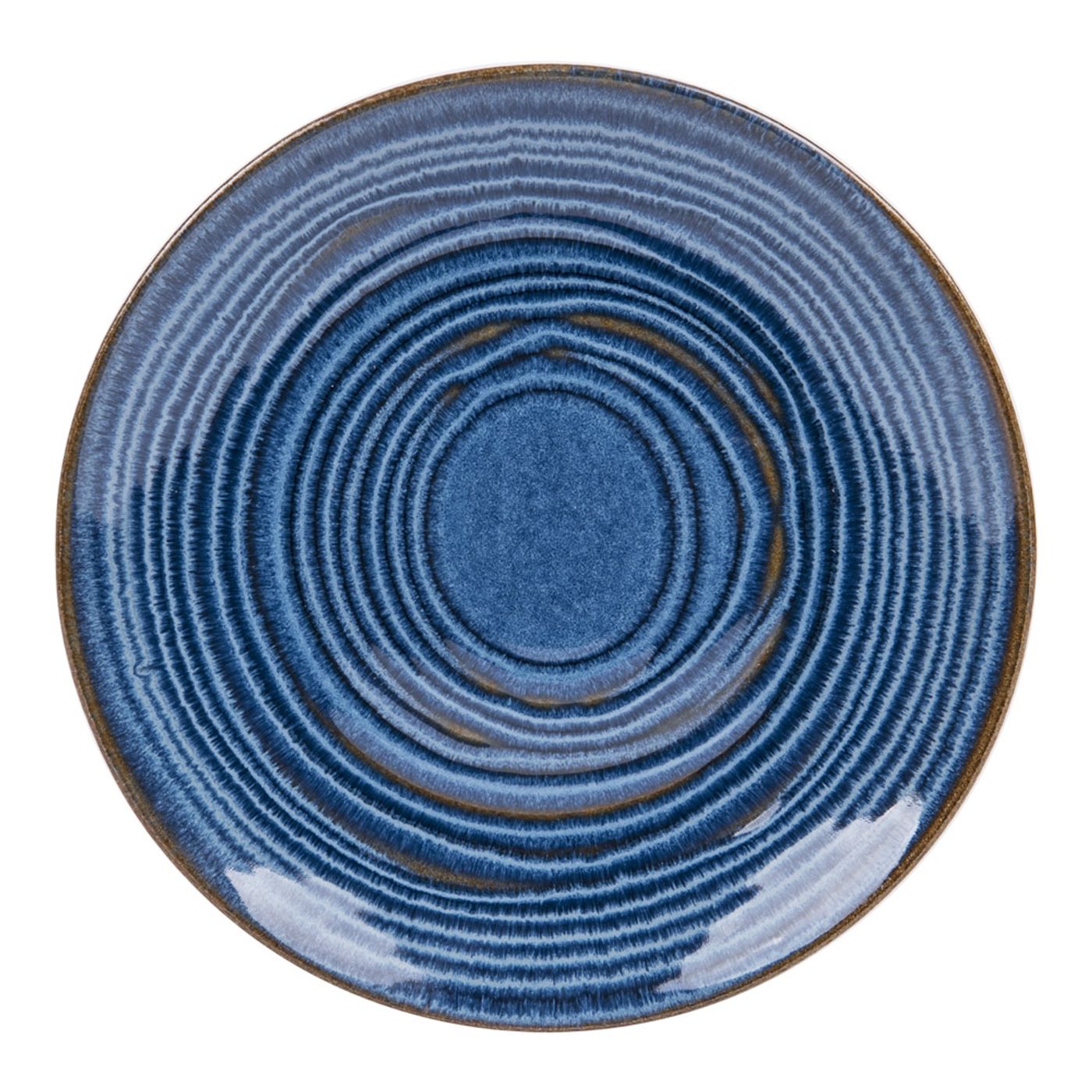 Assiette dessert Moon bleue 21cm