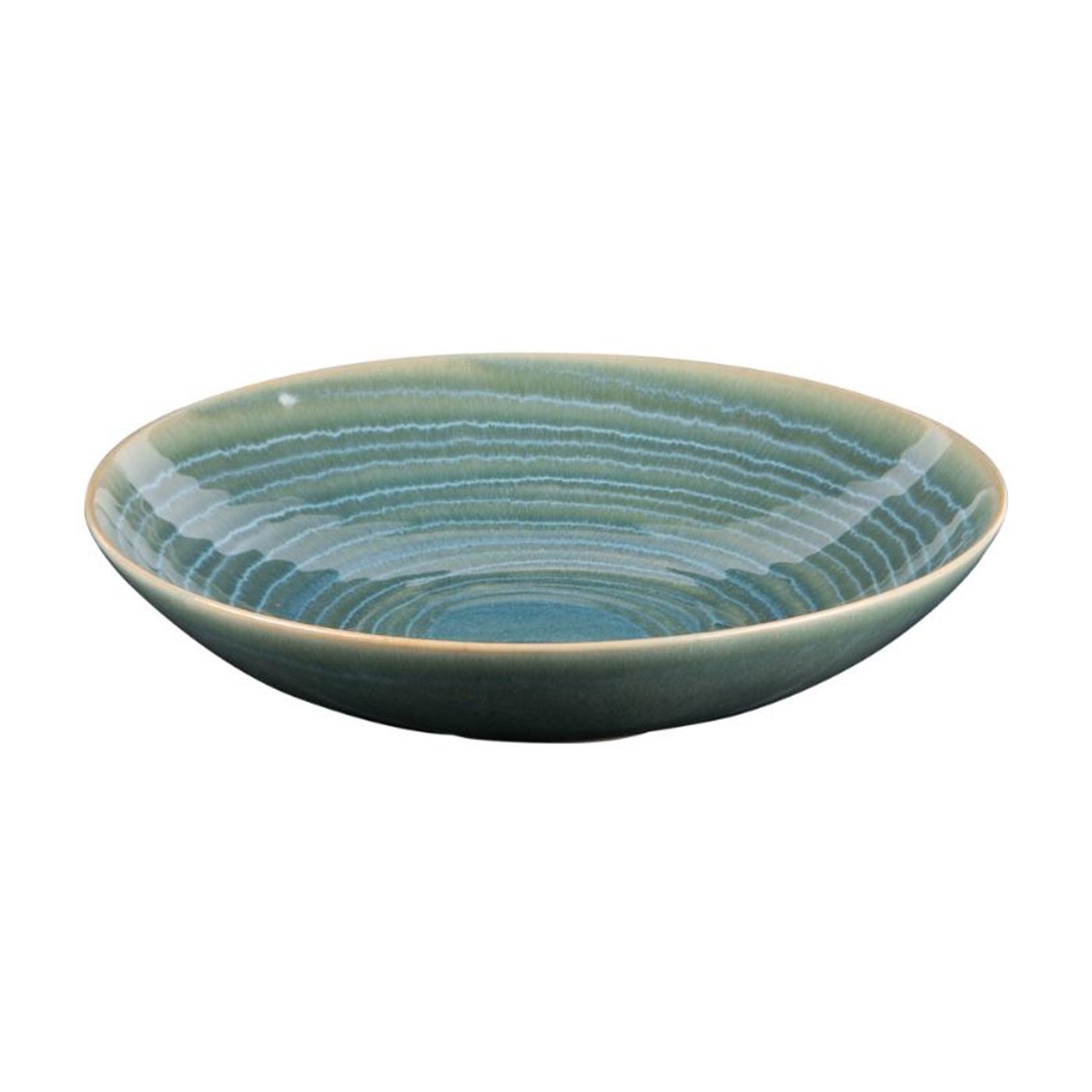 Assiette calotte Moon Lagon 22 cm