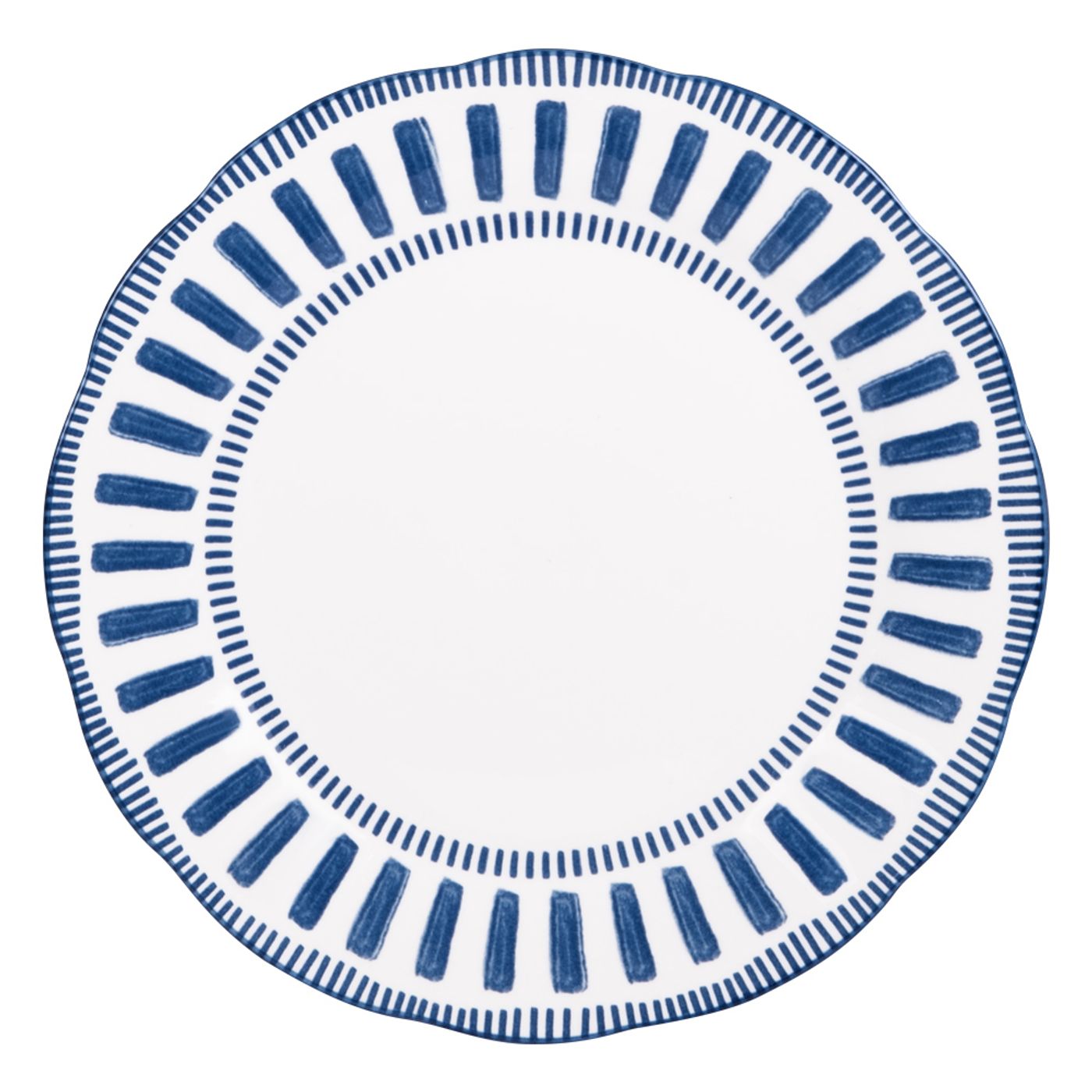Assiette plate Napoli bleue D.27 cm