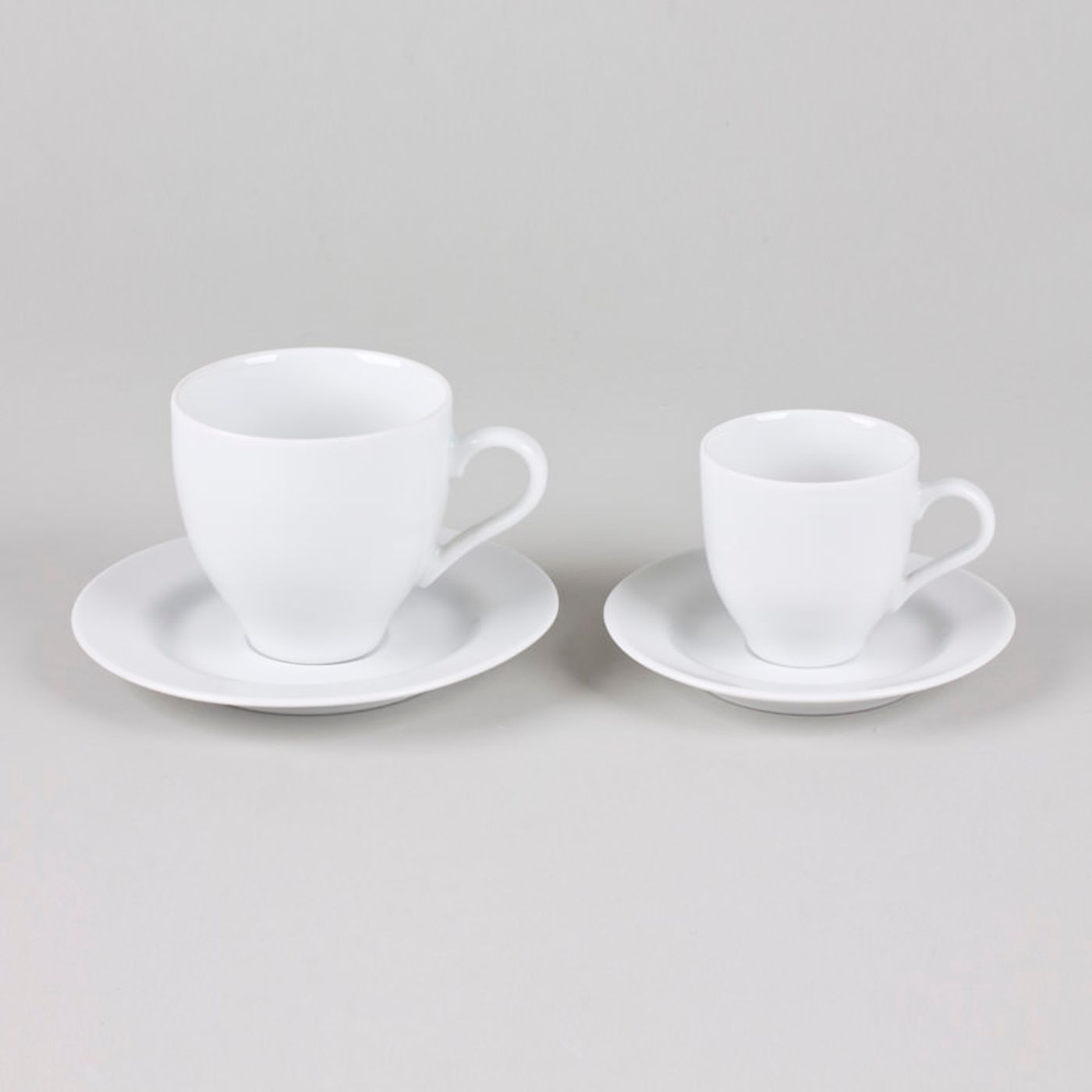 Tasse à thé avec soucoupe CHAMONIX blanc