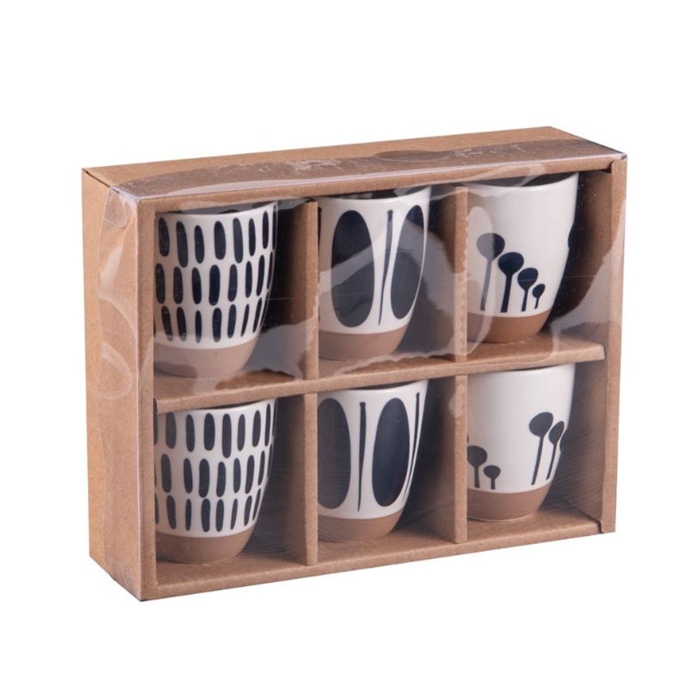 Coffret 6 gobelets Mikonos 10 cl