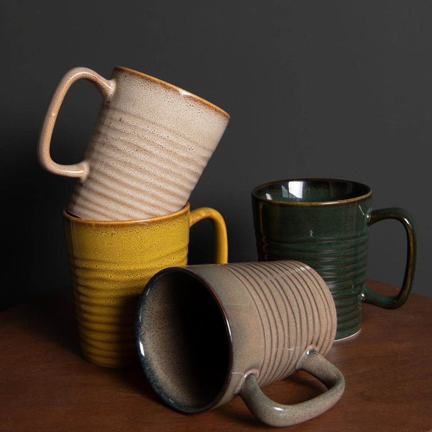 Coffret 4 Mugs Hauts Kili 40 cl