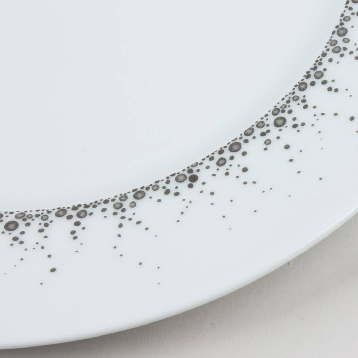 Assiette plate BOREALIS gris 27cm