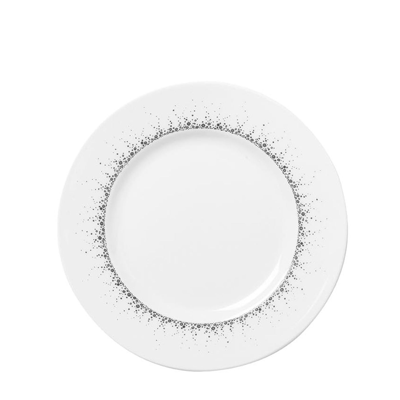 Assiette dessert BOREALIS gris