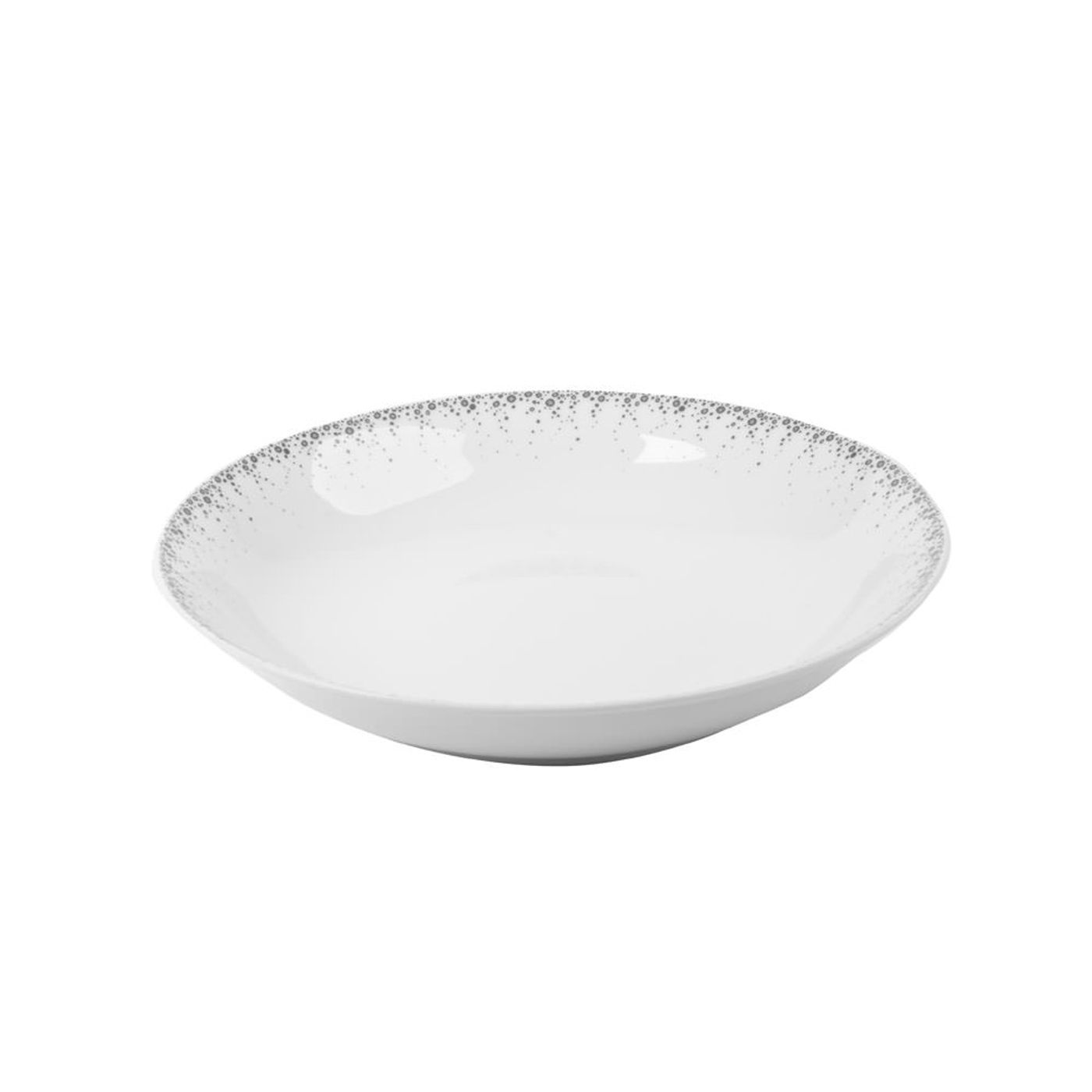 Assiette calotte BOREALIS gris 20cm