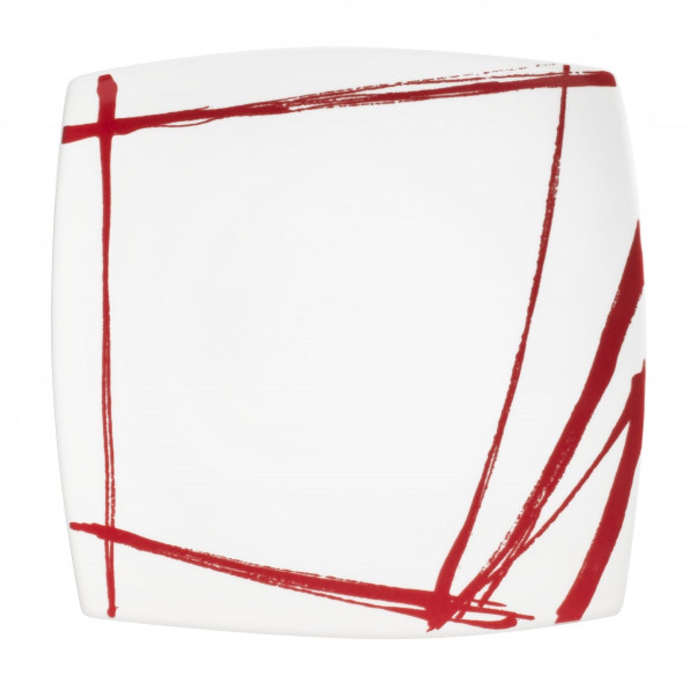 Assiette plate EXPRESSION rouge