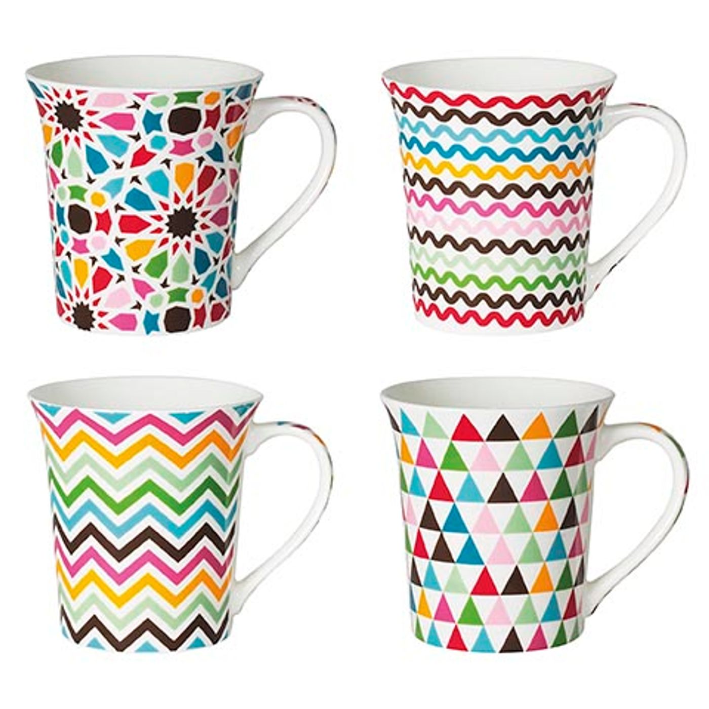Coffret 4 mugs Mosaïc