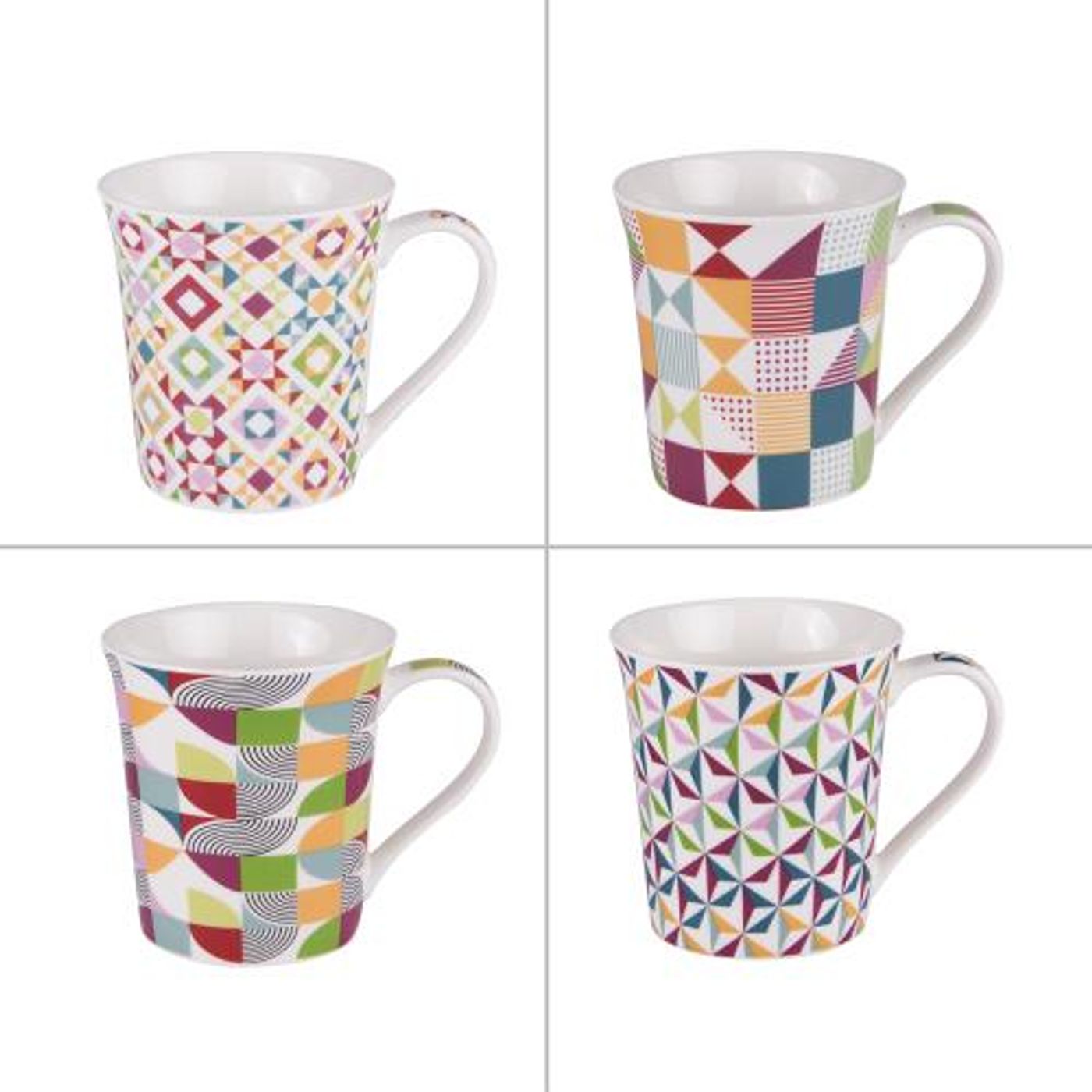Coffret 4 mugs Brasilia 35cl