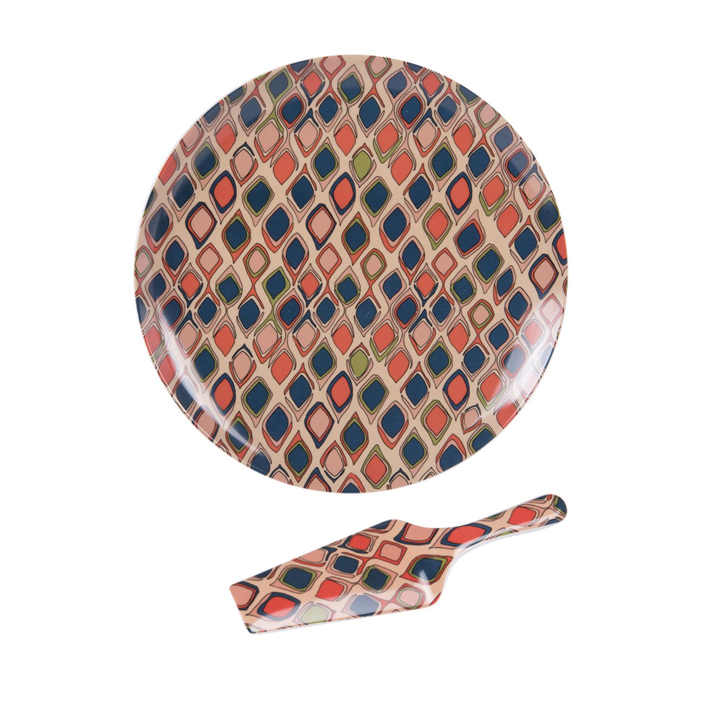 Plat à tarte 31 cm + pelle Ethnic