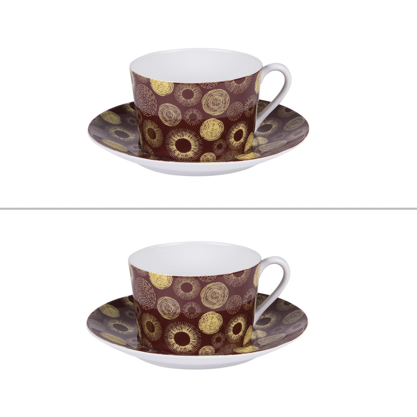 Coffret 2 paire tasses déjeuner HéLIOS