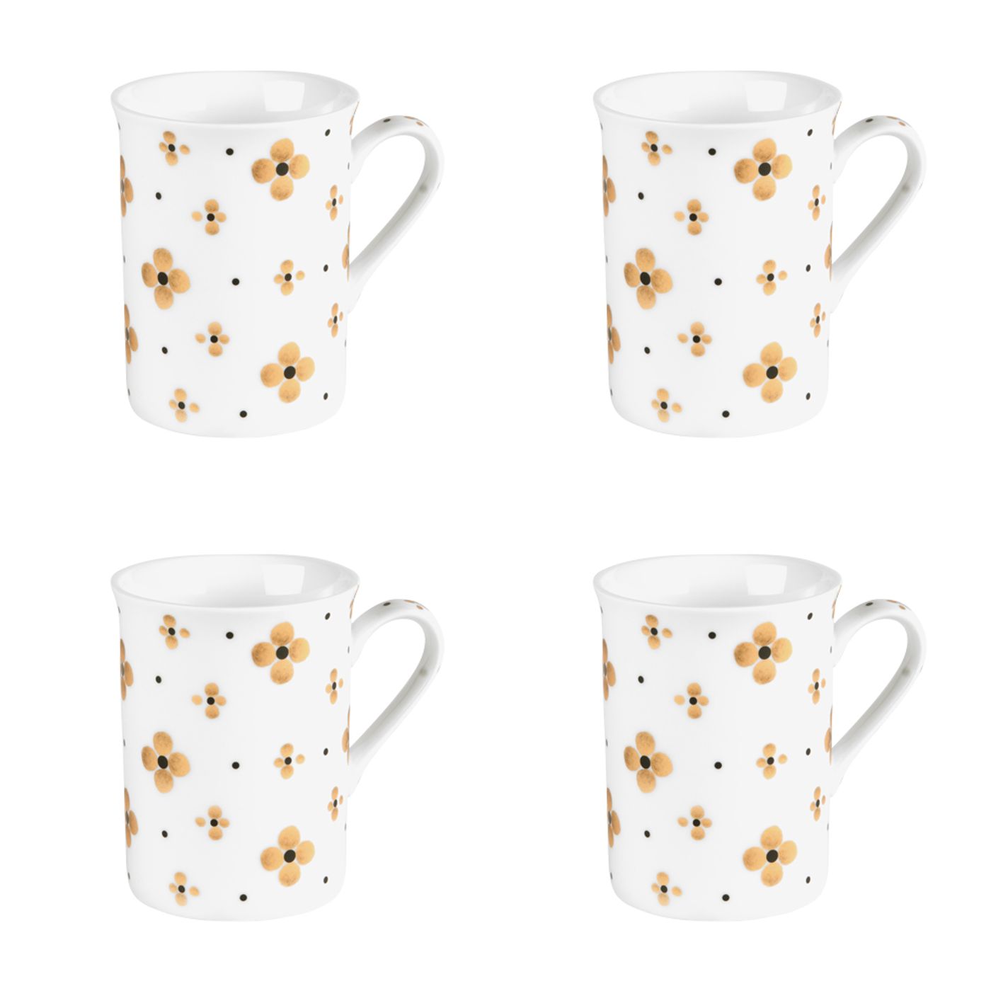 Coffret 4 mugs Eleor