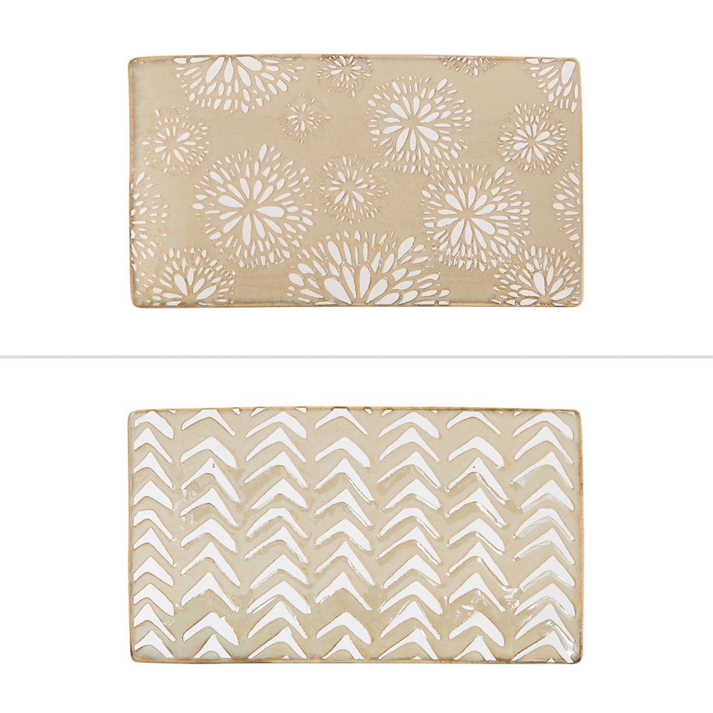 PLATEAU PENJAB BEIGE 29 X 16 CM