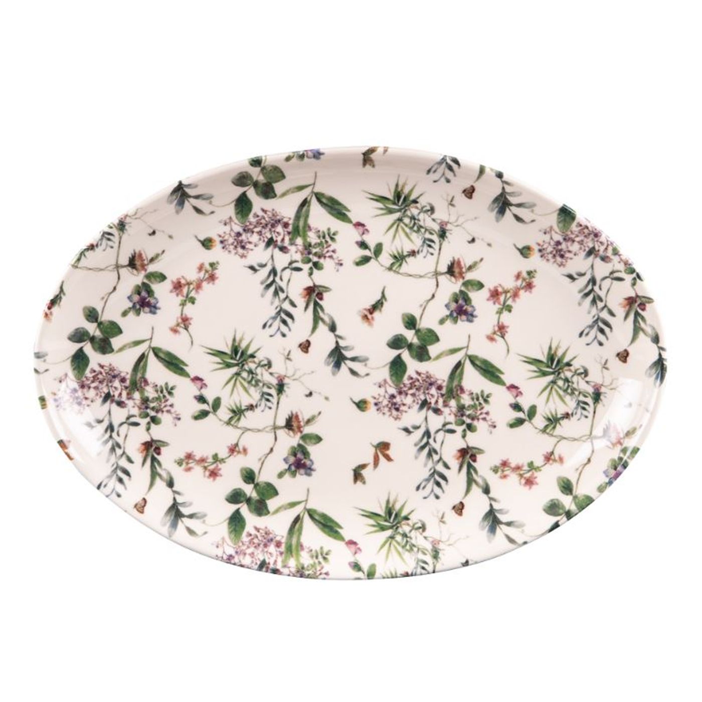 Plat ovale Champêtre 40 x 27 cm