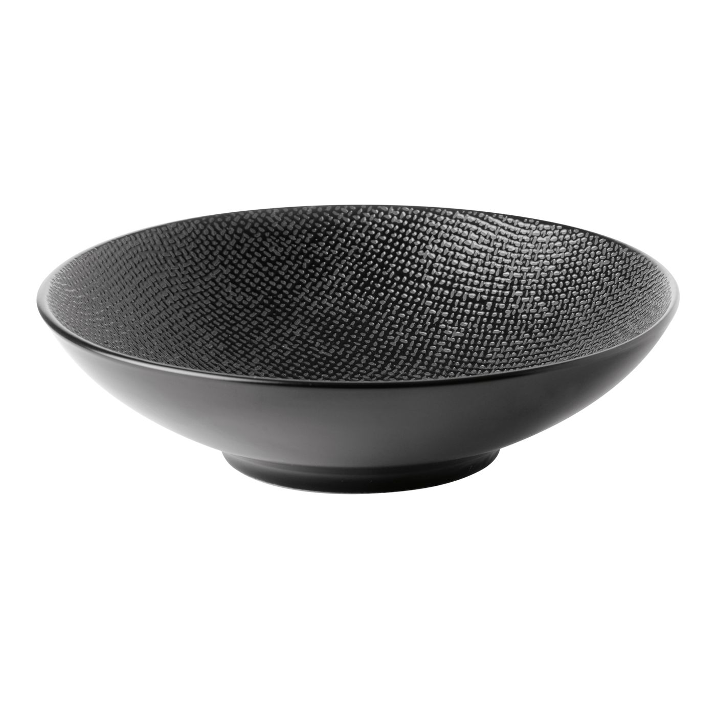 Assiette creuse VESUVIO noir 19 cm
