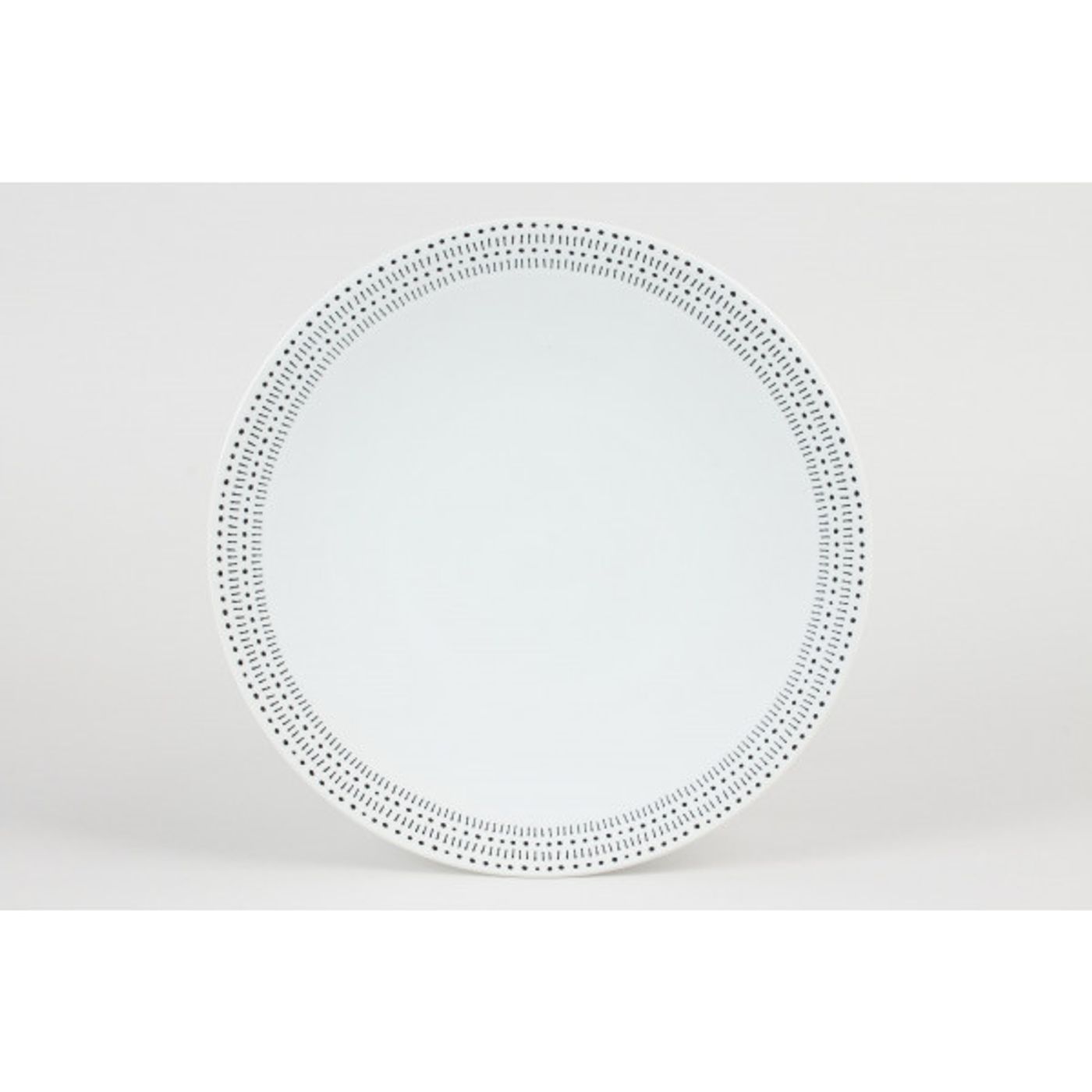 Assiette plate RICE noir