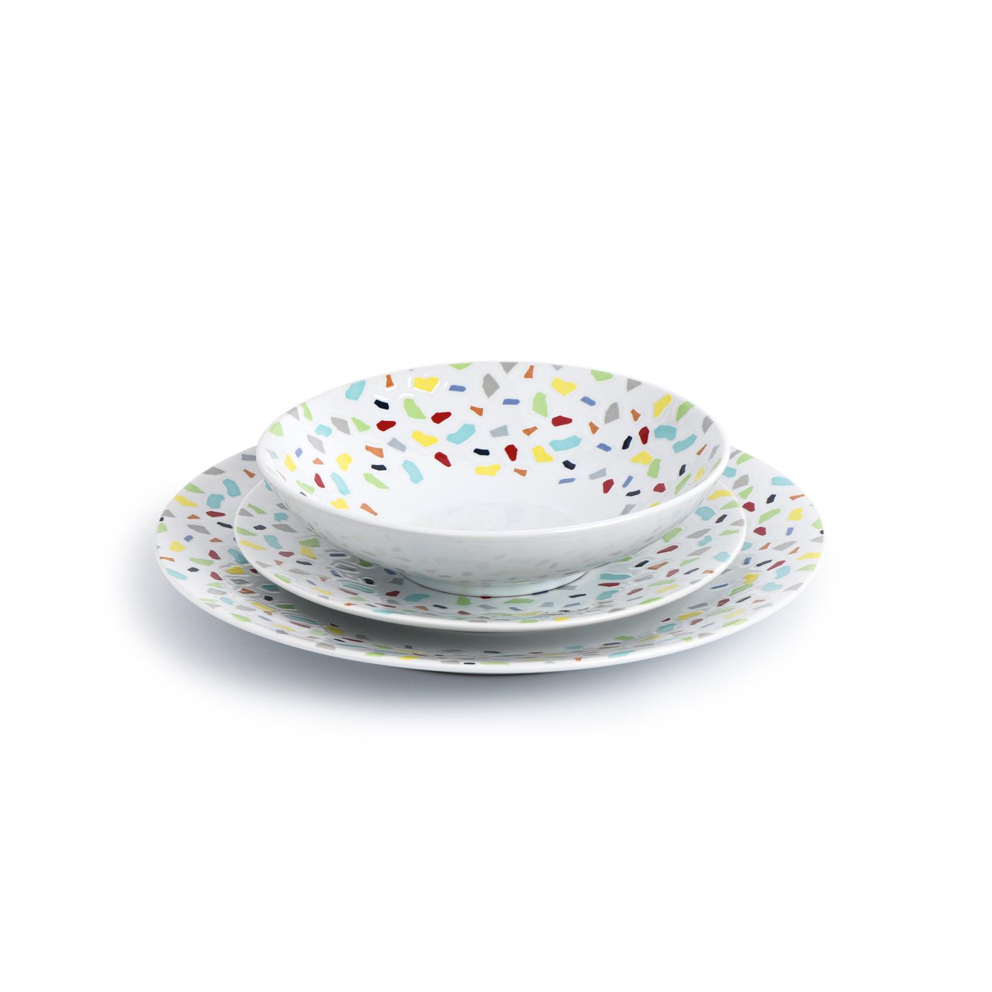 Assiette Plate Terrazzo