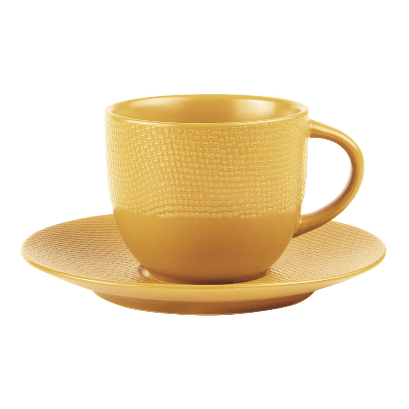Tasse thé 22 cl + soucoupe VESUVIO safran