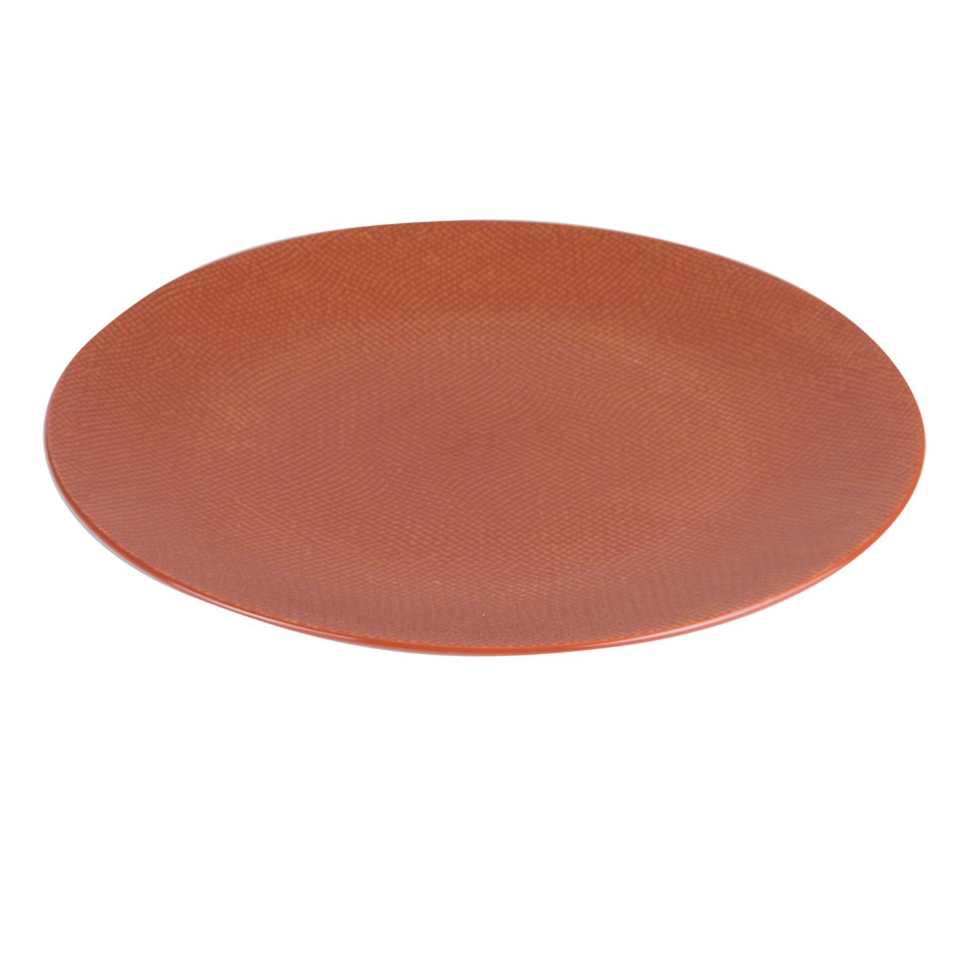 Assiette Plate vesuvio terracotta 27 cm