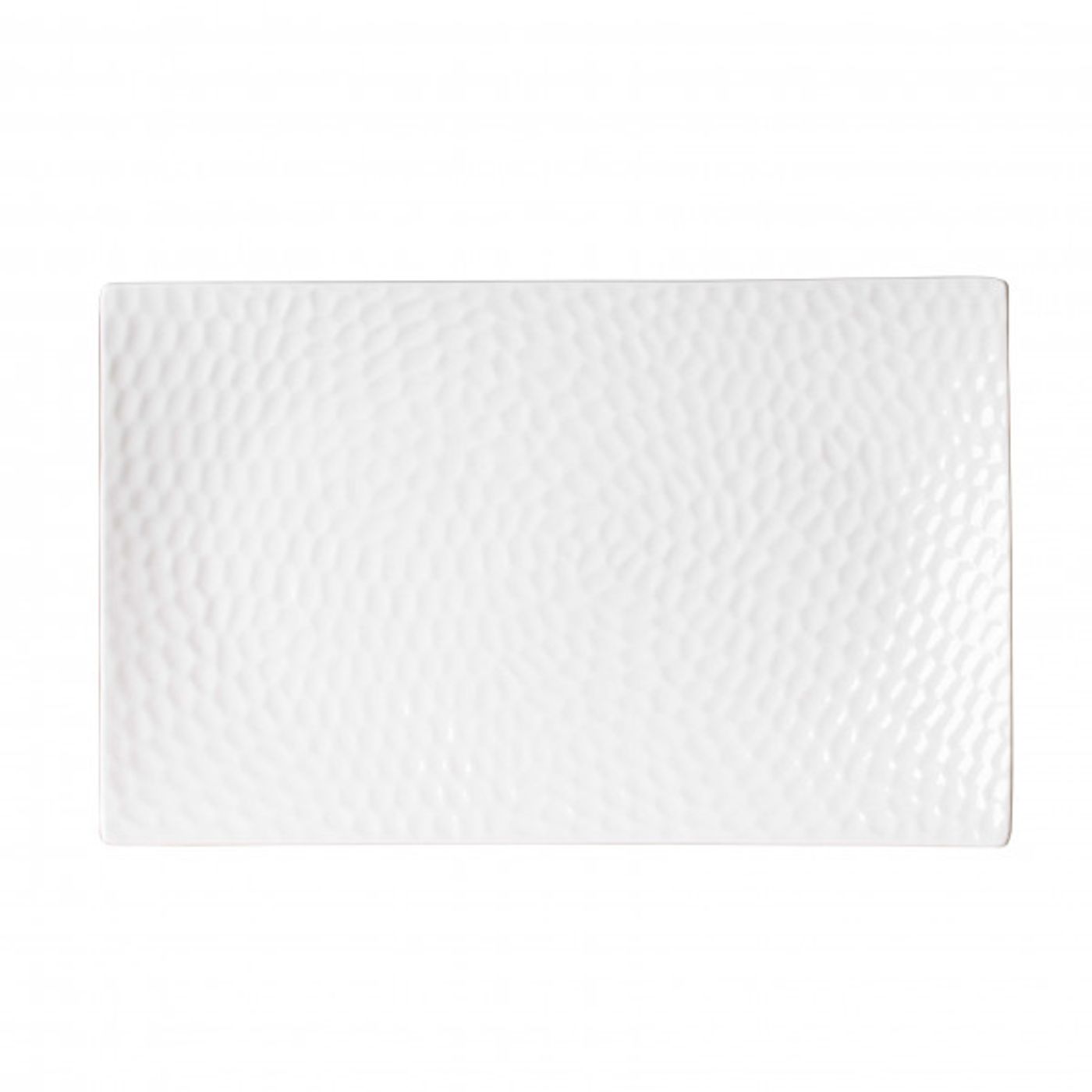 Plat rectangulaire DUNE 30 x 18 blanc