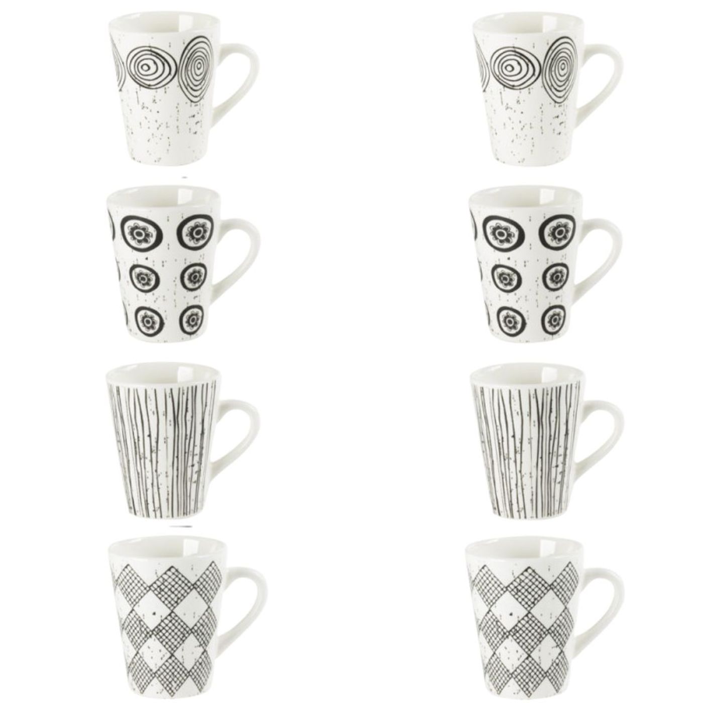 Coffret de 8 tasses à café Palawan 9cl