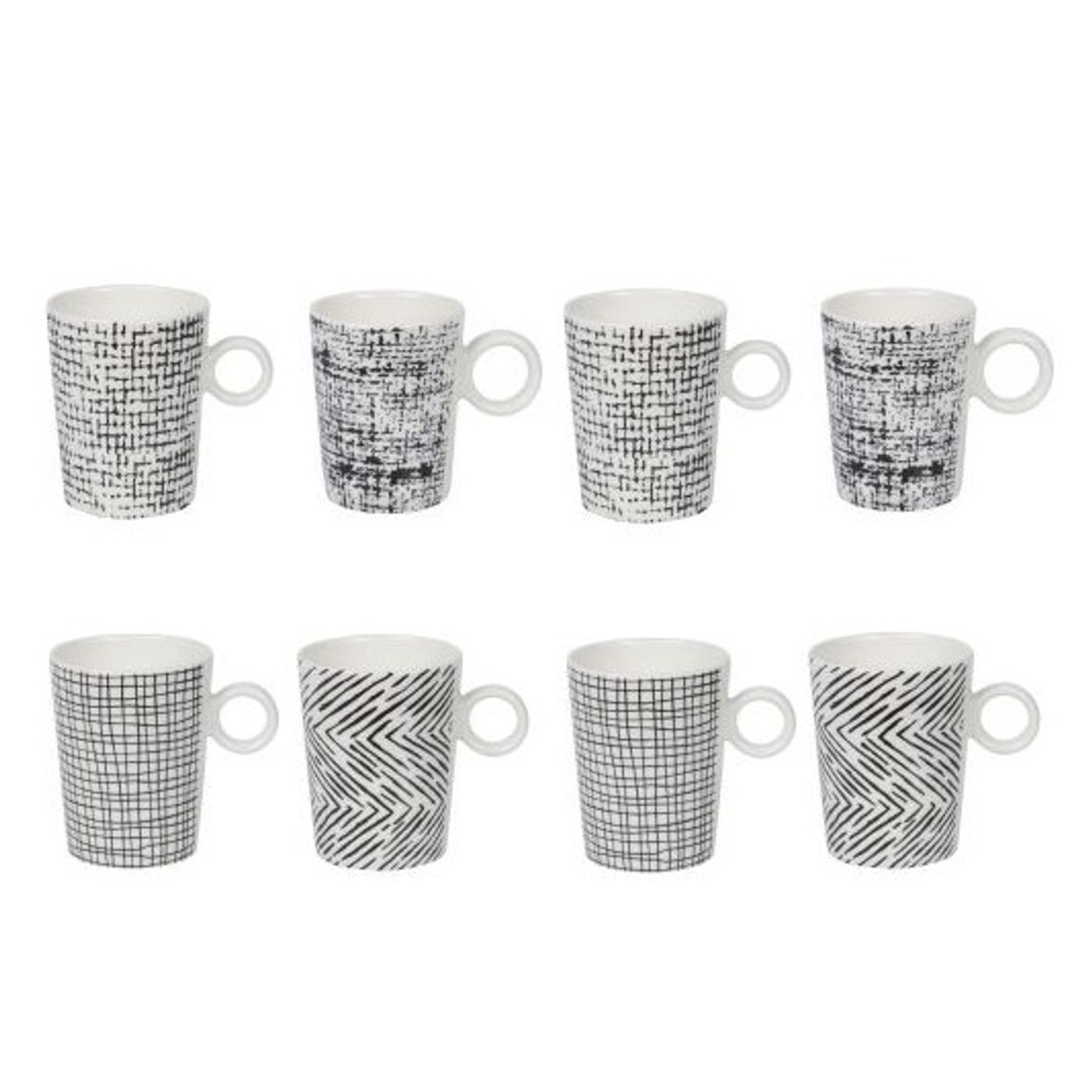 Coffret 8 tasses Calicot