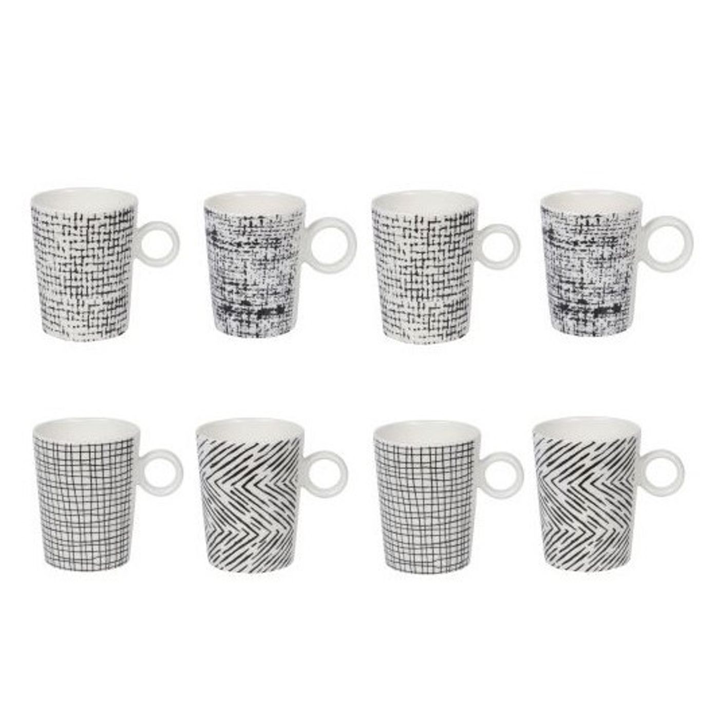 Coffret 8 tasses Calicot