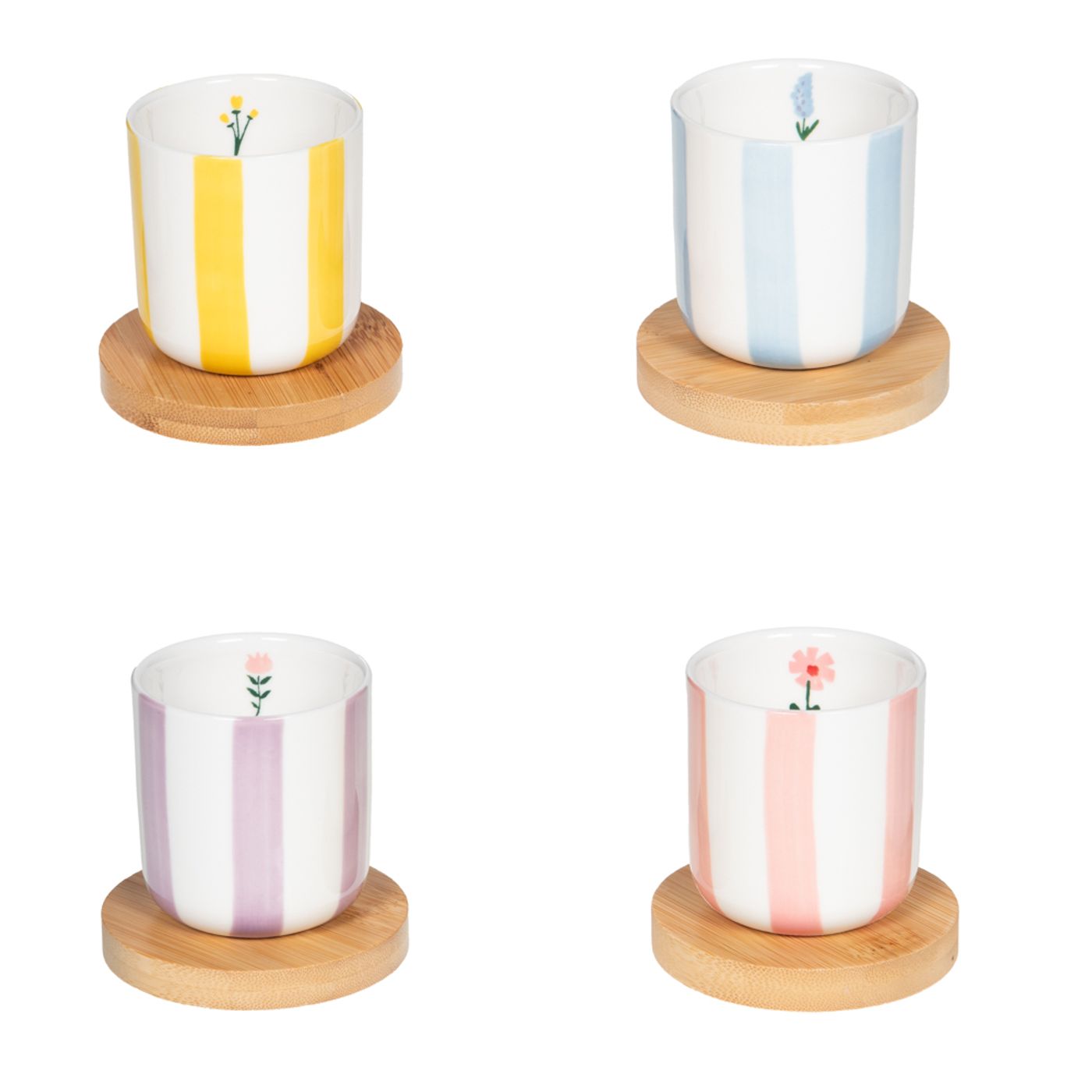 Coffret 4 tasses 10cl Bandol