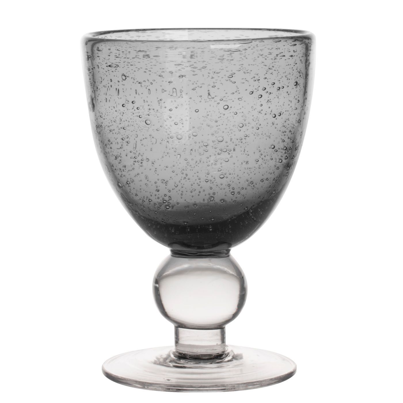 Verre à pied ARTISAN BULLE gris 28 cl