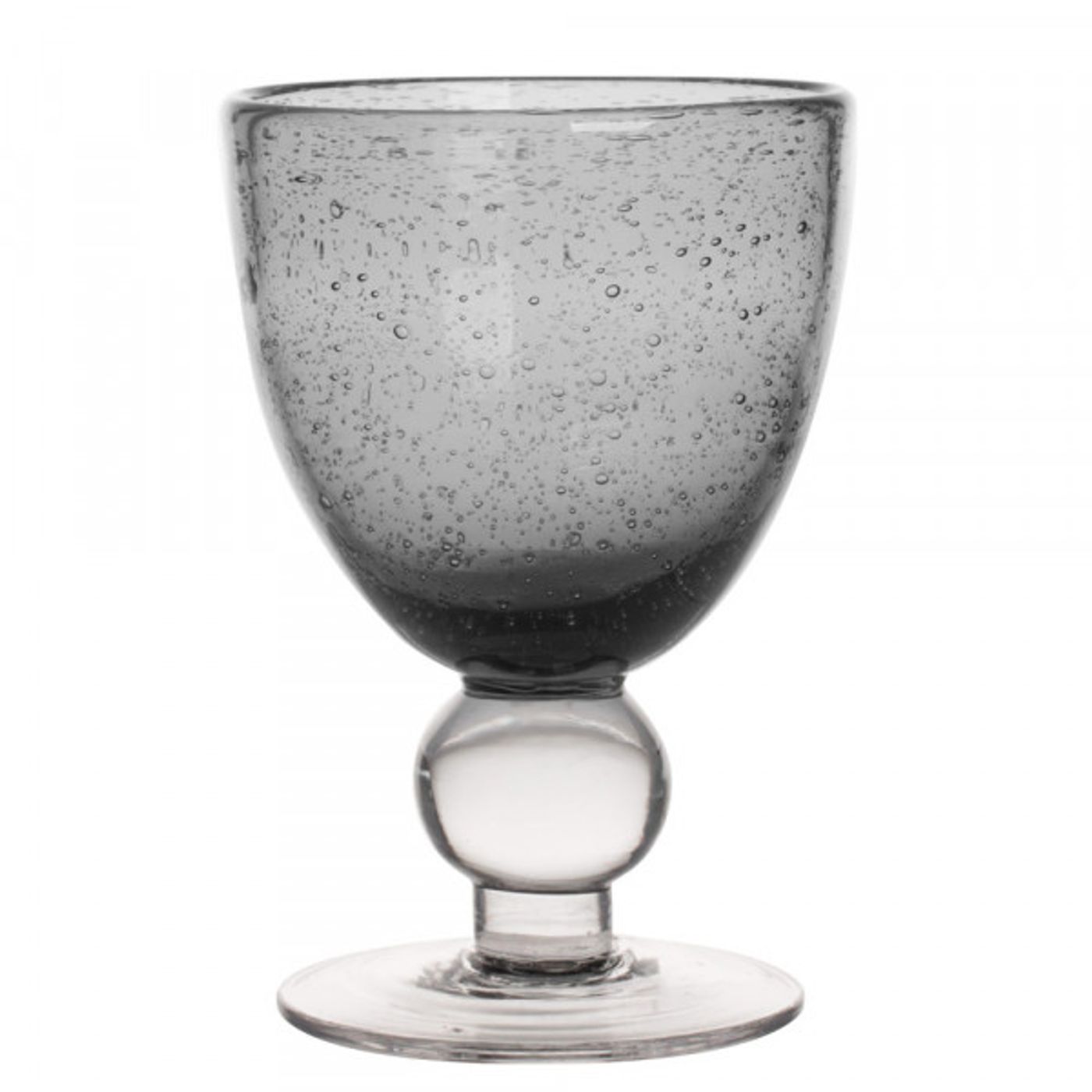 Verre à pied ARTISAN BULLE gris 28 cl