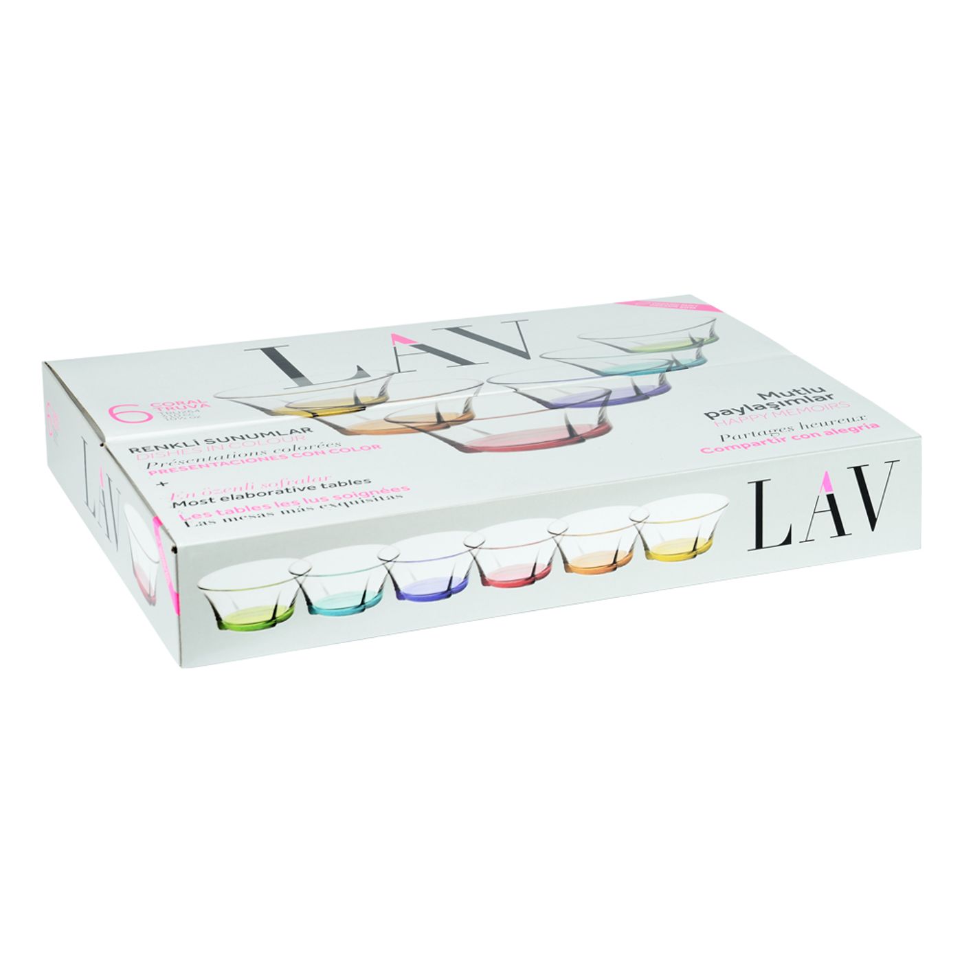 Lot de 6 coupelles Truva