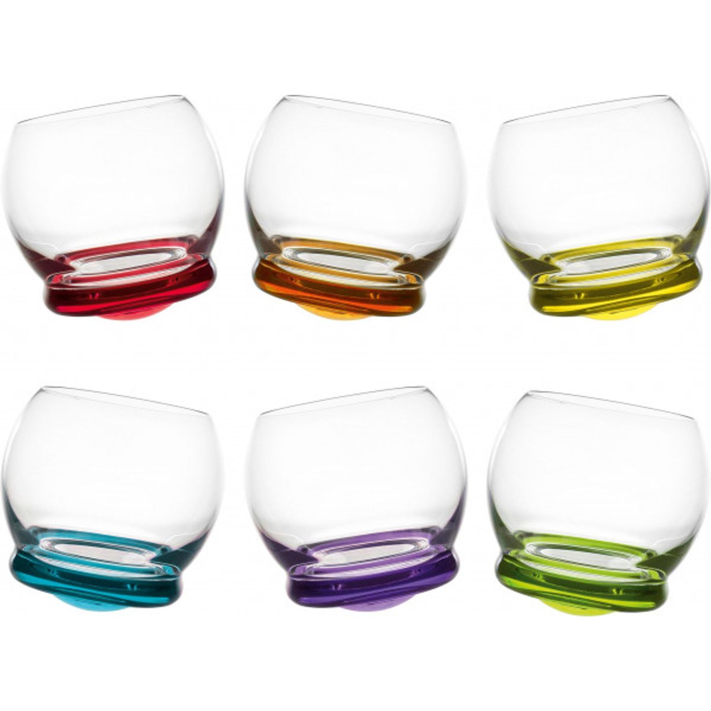 6 Verres culbuto