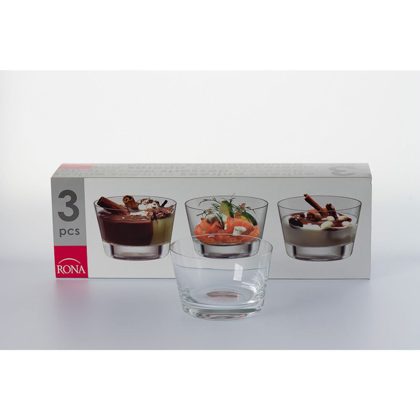 Coffret de 3 verrines Concept 27 cl