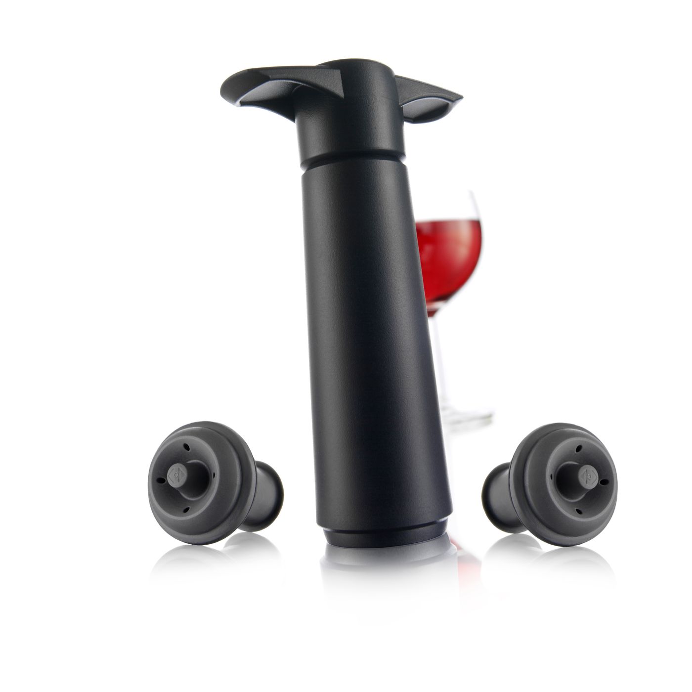 POMPE A VIN + 2 BOUCHONS