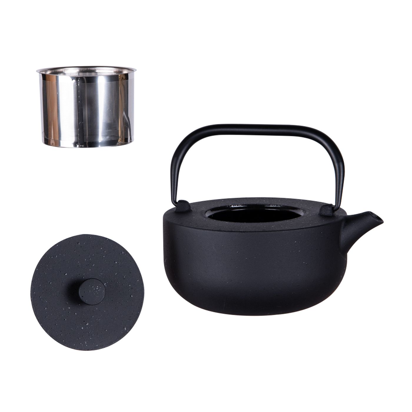 Théière en fonte FUJI 1,2 L noire