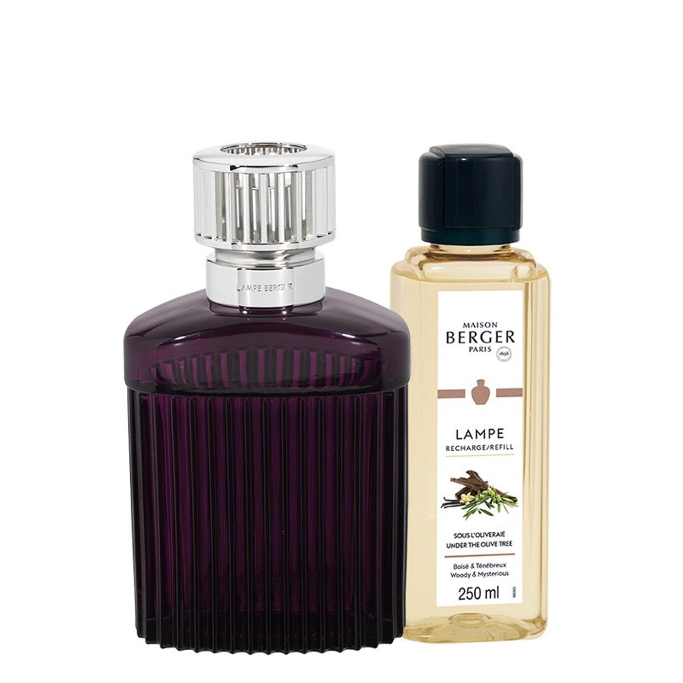 Coffret Lampe Alpha prune scandale