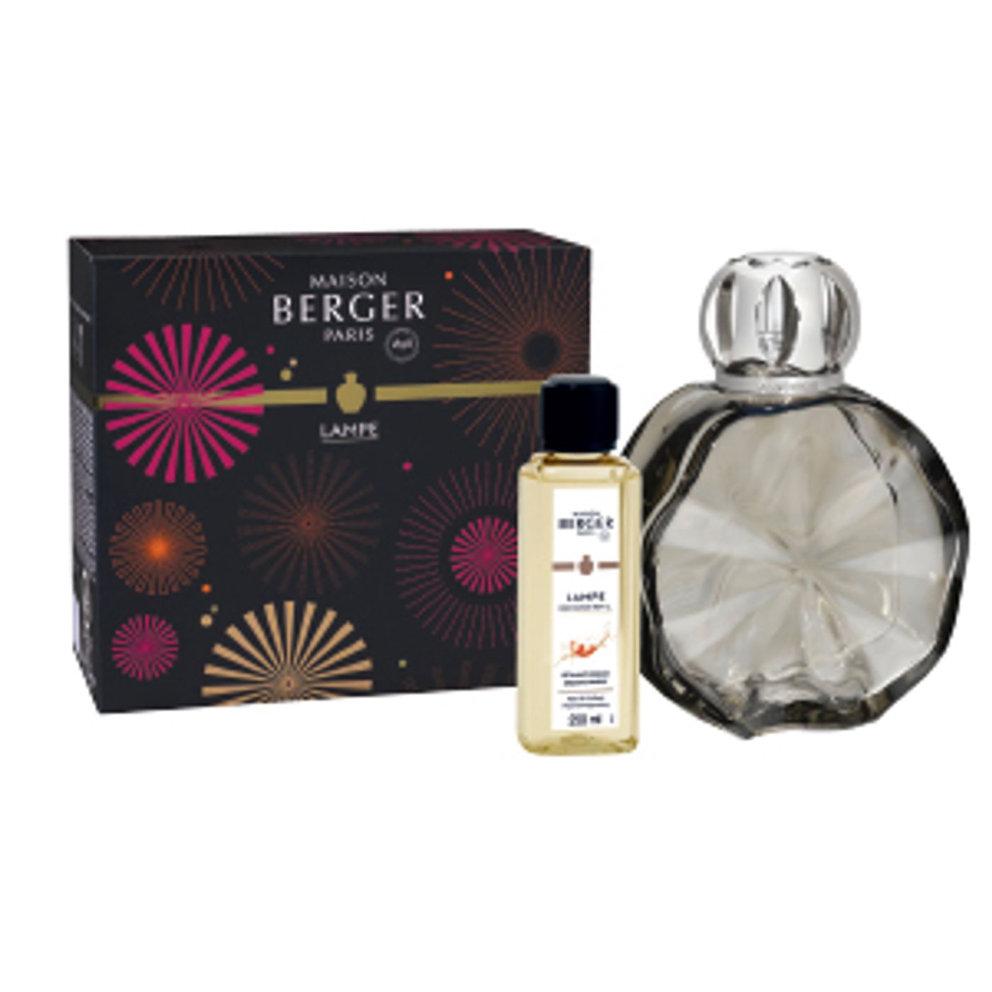 Coffret lampe Cercle onyx + recharge 250 ml