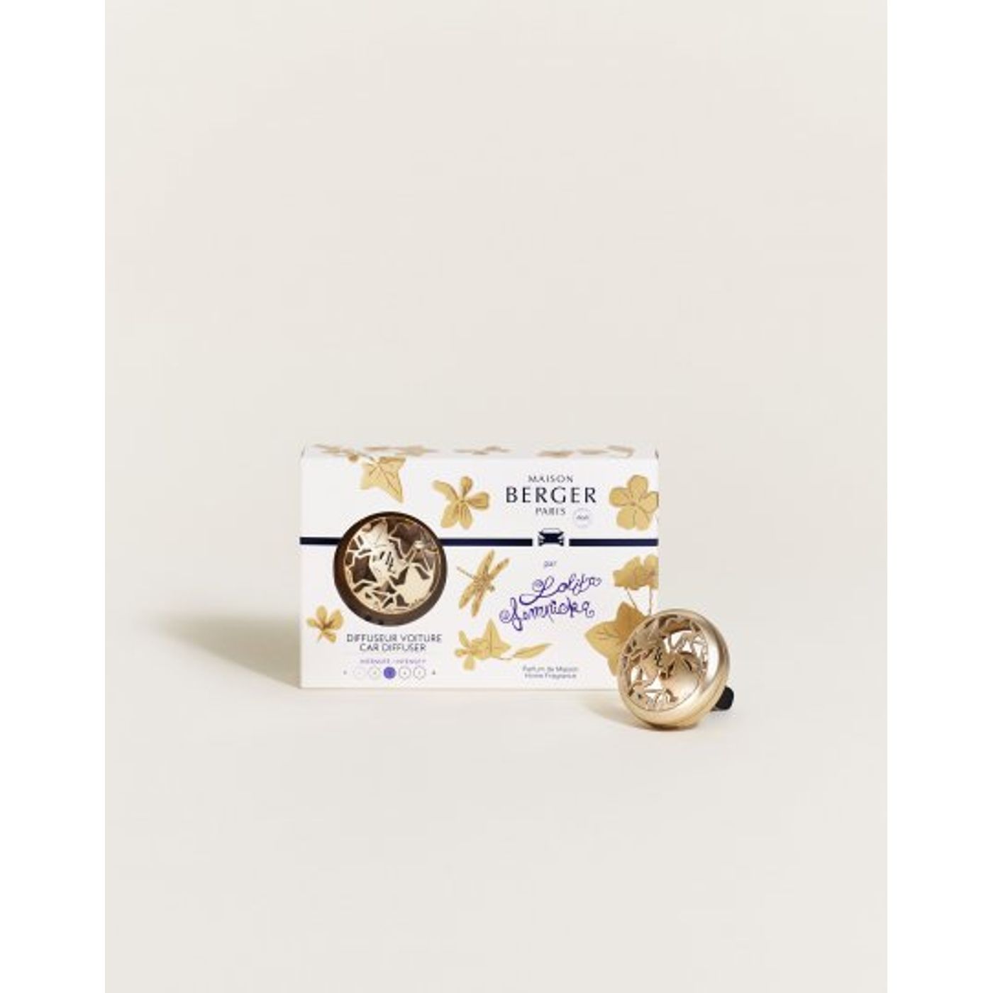 Diffuseur de voiture Lolita Lempicka doré