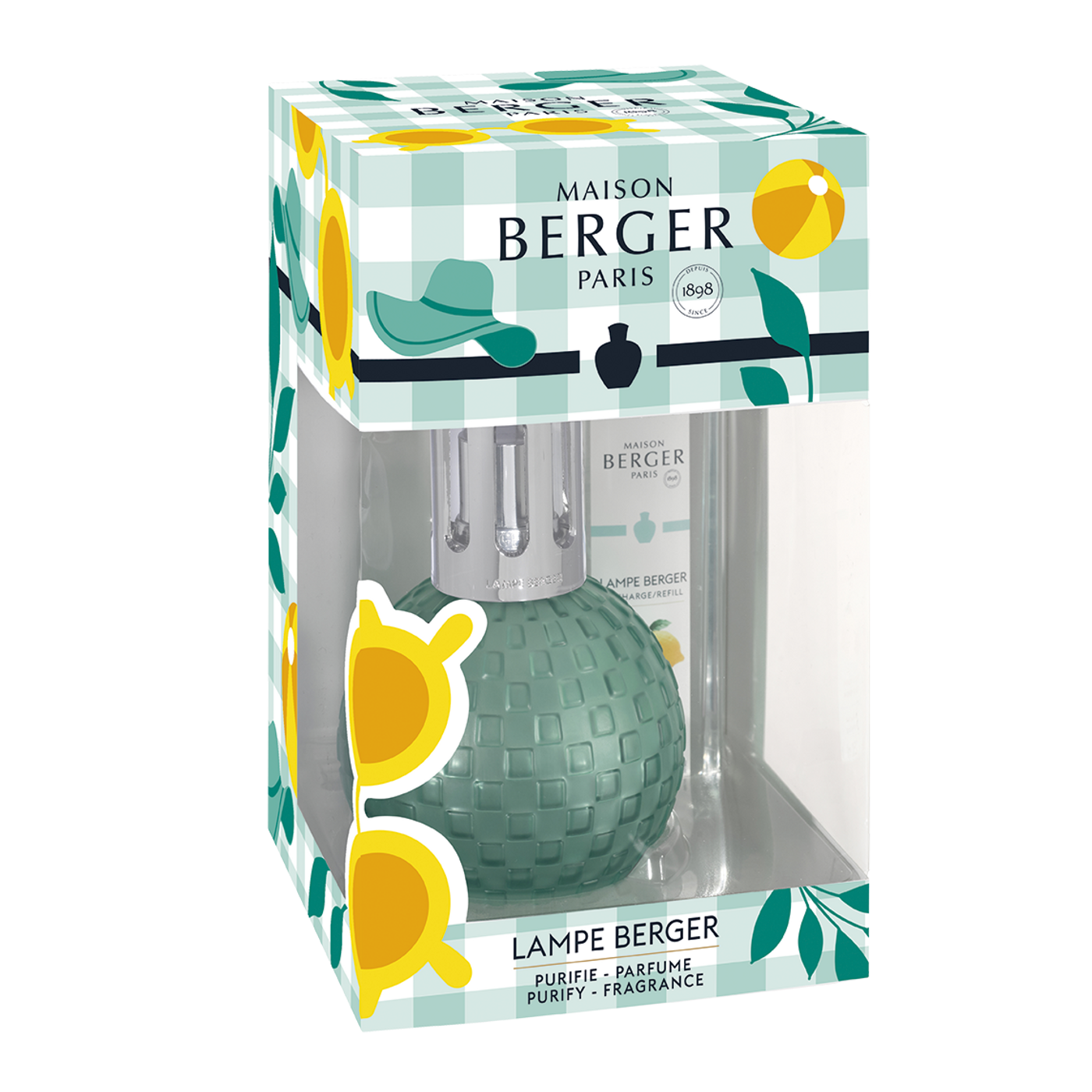 COFFRET LAMPE DISCO MENTHE GIVREE