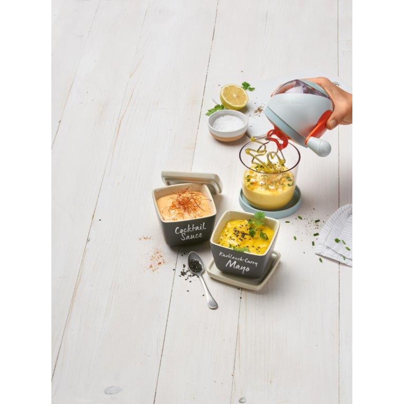 Mélangeur à sauce éclair