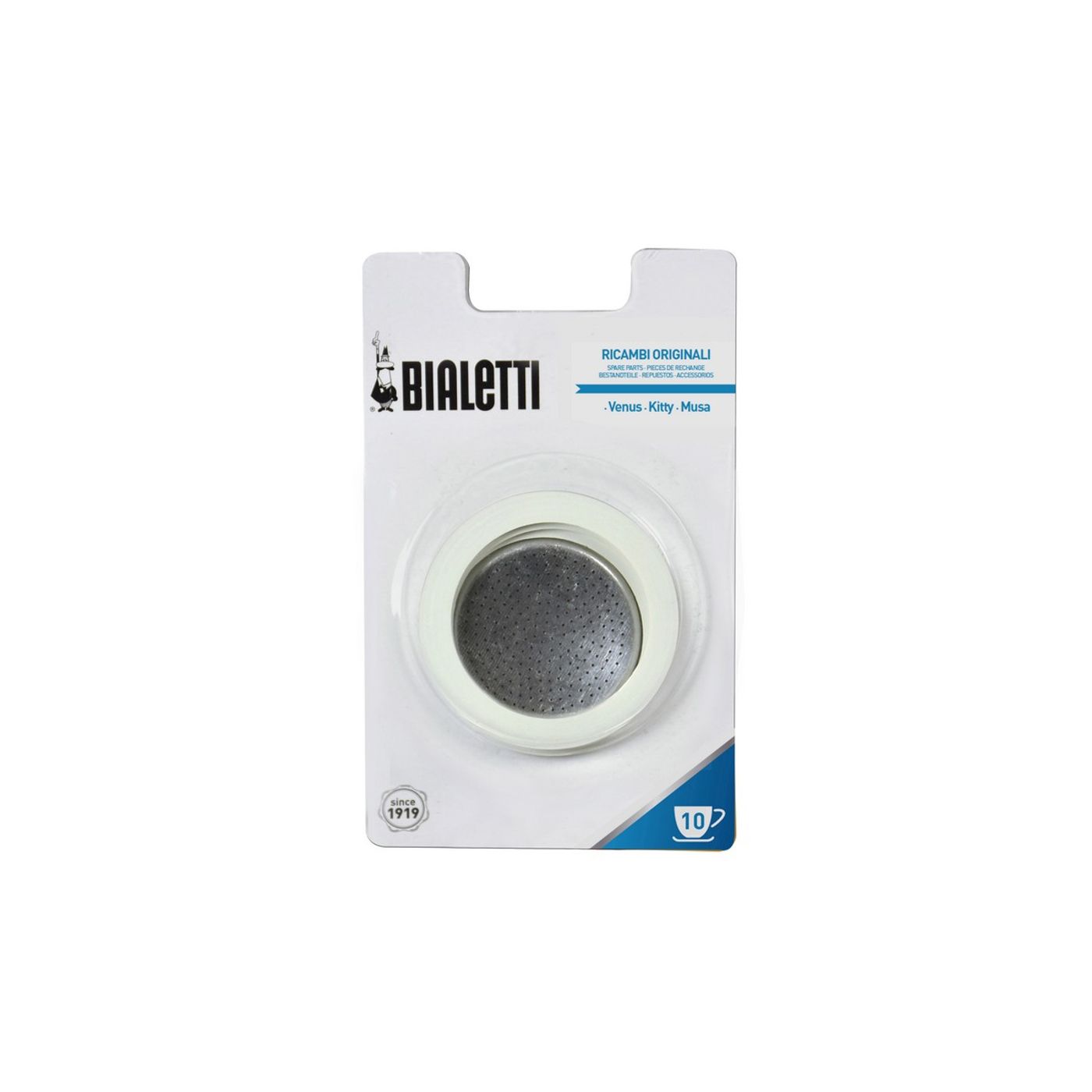 Set de 3 joints + filtre pour cafetière inox 10 Tasses