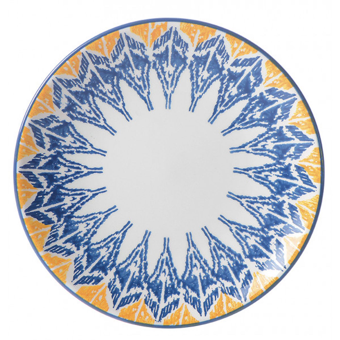Assiette dessert IKAT