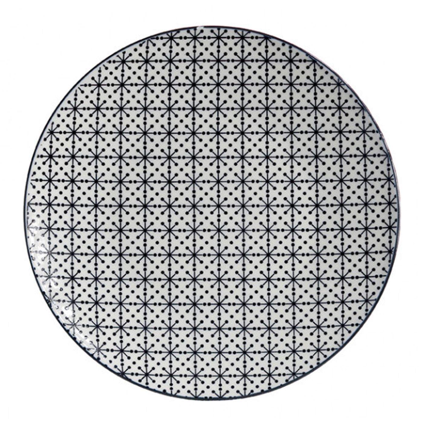 Lot de 4 assiettes plates CRAZY MIX