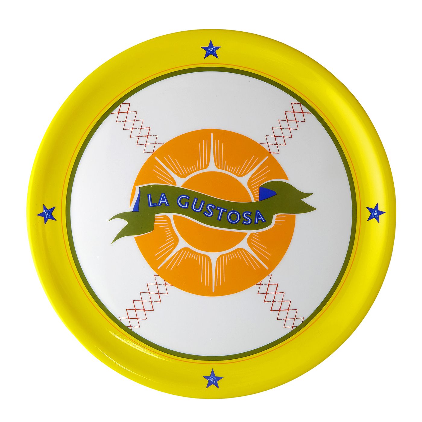 Plat GUSTOSA multicolore 32 cm