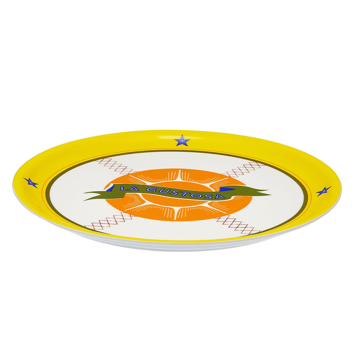 Plat GUSTOSA multicolore 32 cm