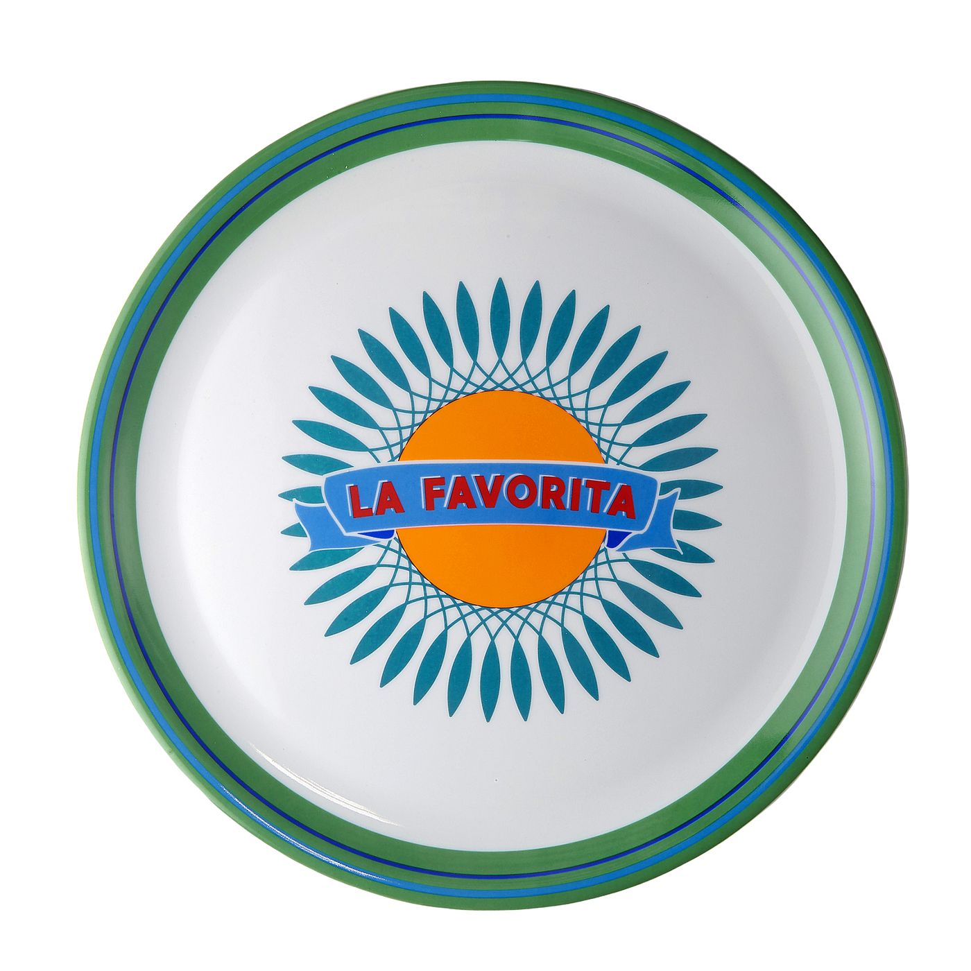 Plat FAVORITA multicolore 32 cm