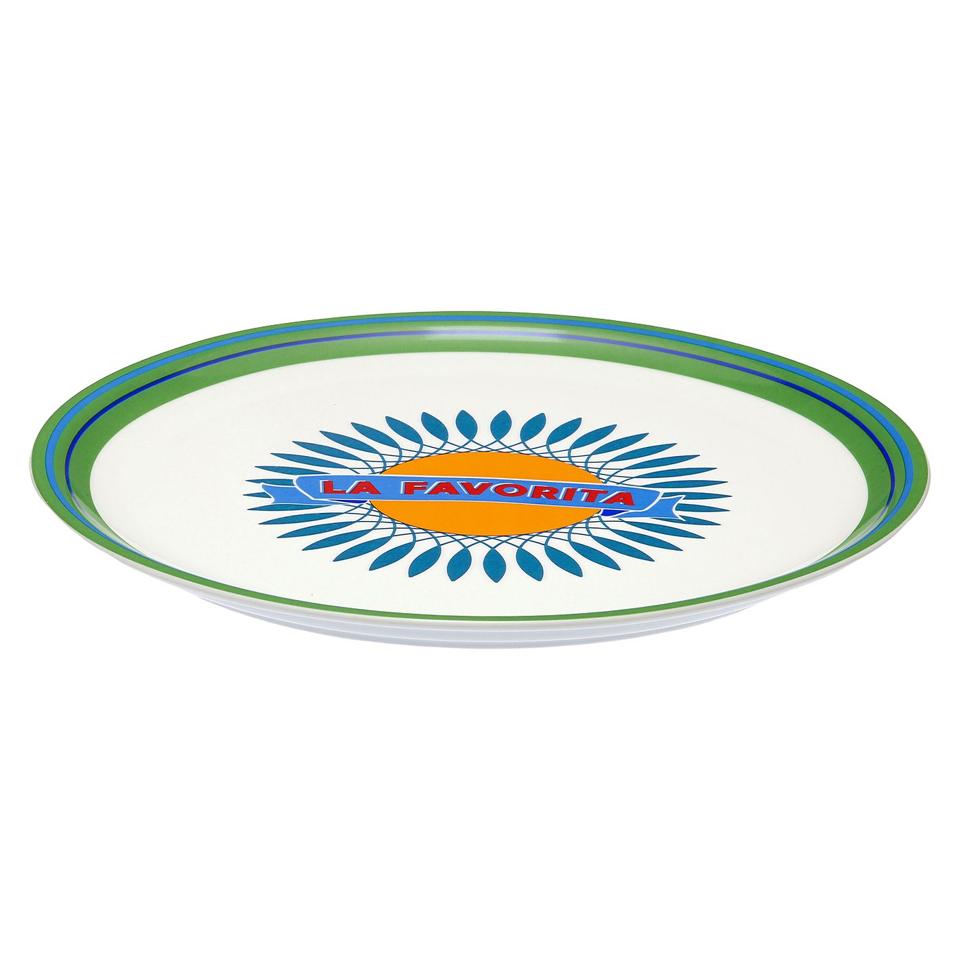 Plat FAVORITA multicolore 32 cm