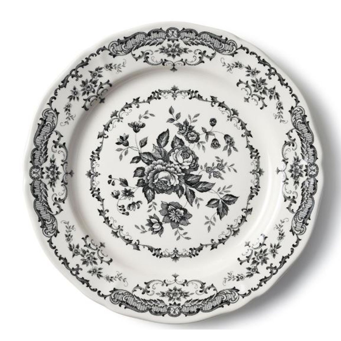 Plat rond Rose Noir 30,9 cm